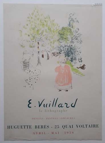 E. Vuillard, le lithographe : dessins pastels goua…