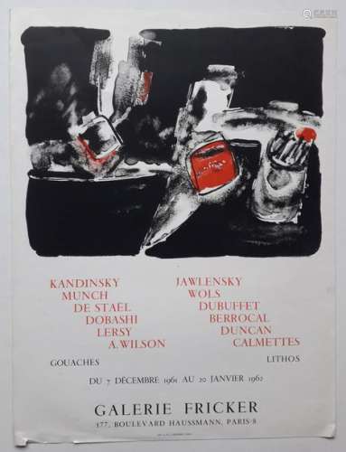 Kandinsky, Jawlensky Munch, Wols, De Staël, Dubuff…
