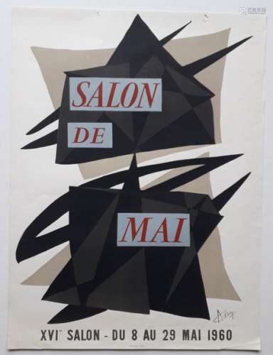 Salon de Mai, Paris, 1960; Imprimerie Mourlot [62.…
