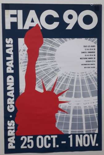 Fiac 90, Grand Palais, Paris, 1990, [58*39 cm], (g…