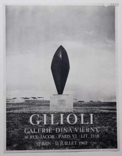 Gilioli, Galerie Dina Vierny, Paris, 1962; Imprime…