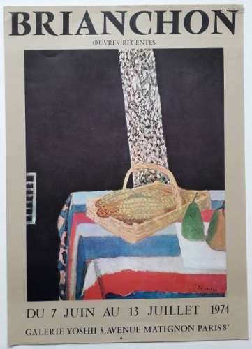 Brianchon, recent works, Galerie Yoshii, 1974 ; Im…