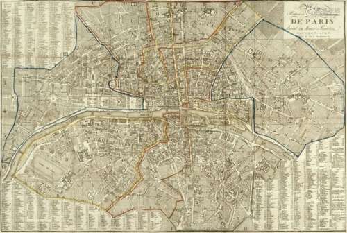 [PARIGI] - HERISSON, Eustache (1759-1816) - Plan