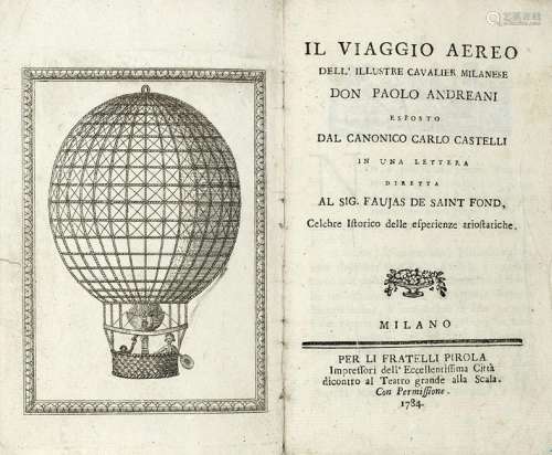 [AEROSTATICA] - ANDREANI Paolo (1763-1823) - Il viaggio