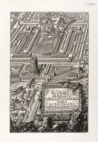 PIRANESI, Giovanni Battista (1720-1778) - Campo Marzio