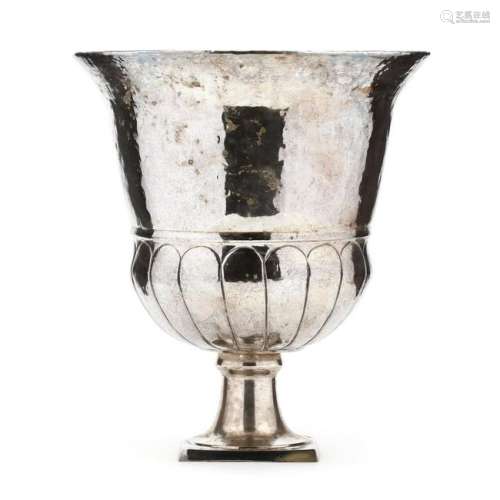 Large Silverplate Champagne Urn