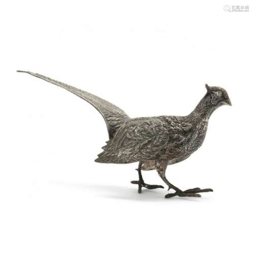 Silverplate Table Pheasant