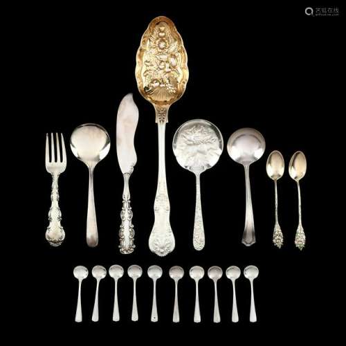 Assorted Sterling Silver & Silverplate Flatware