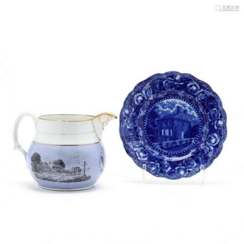 Two English China Items for the American Market