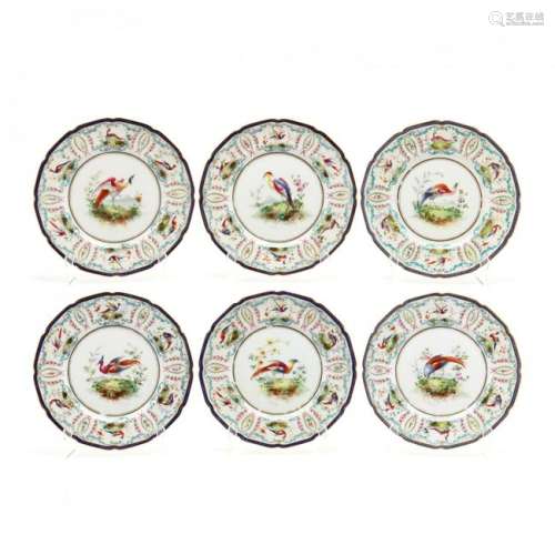A Set of Six Royal Doulton Plates
