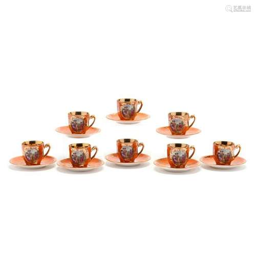 Antique Demitasse Service for Eight