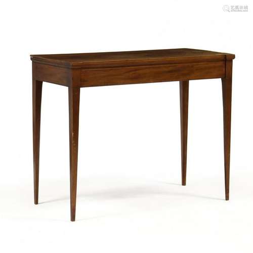 Inlaid Hepplewhite Style Console Table