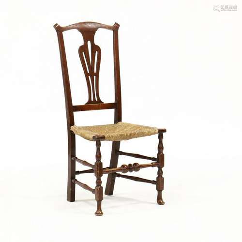 New England Country Queen Anne Side Chair