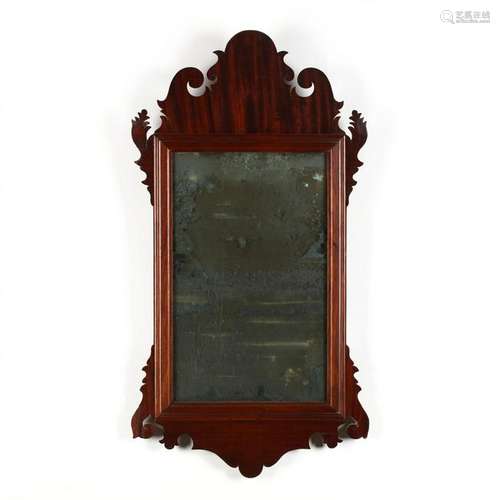 Philadelphia Chippendale Mahogany Wall Mirror