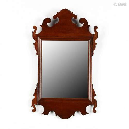 Diminutive Chippendale Mahogany Mirror