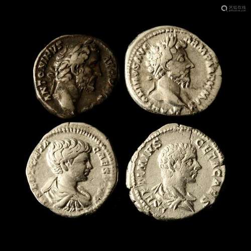 Four Roman Imperial Silver Denarii