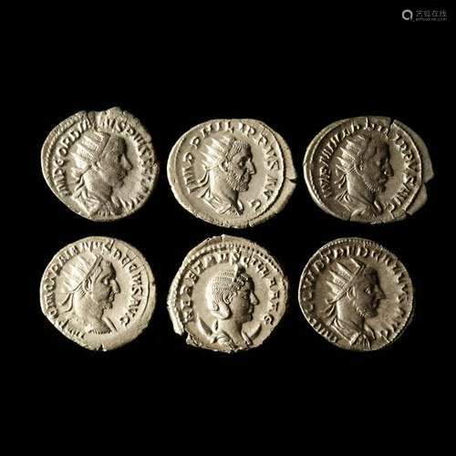 Six Different Roman Silver Antoniniani