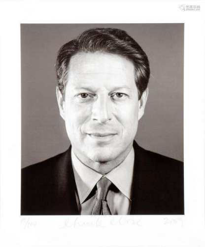 Chuck Close (American, b. 1940) Al Gore, 2009