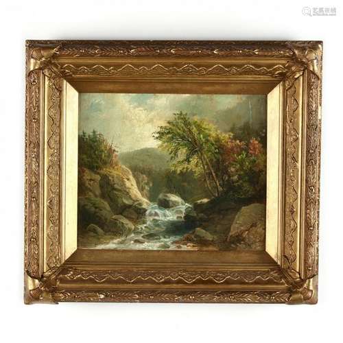 Antique Landscape with Rocky Stream