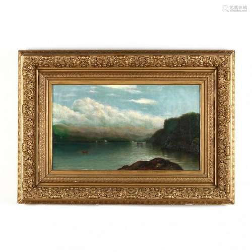 An Antique Hudson River Landscape Painting