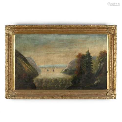 Antique Hudson River School Painting