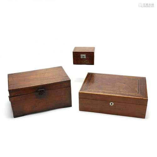 Three Antique Boxes