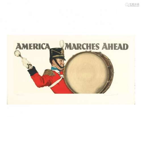 Norman Rockwell (American, 1894-1978),  America Marches