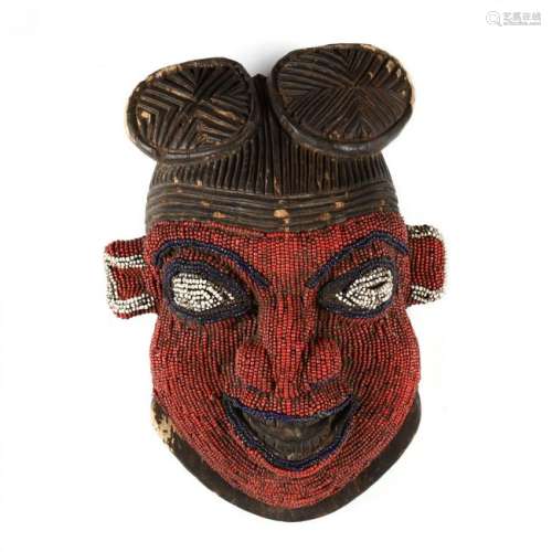 Bamilike Beaded Mask, Camaroon