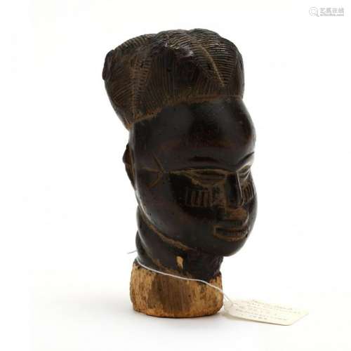 African Medicine Ritual Female Head