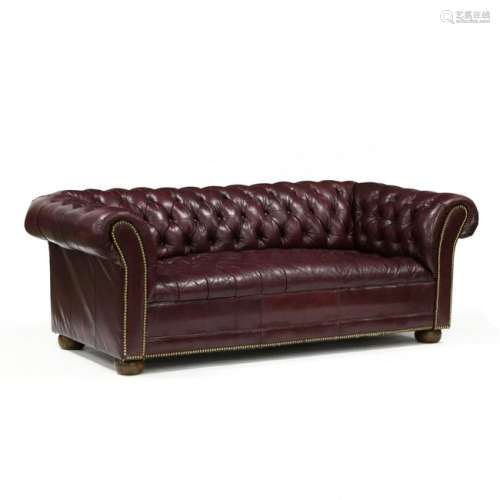 Leather Chesterfield Sofa