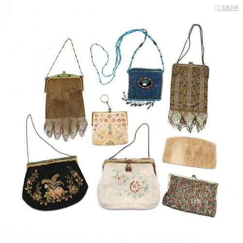 Eight Vintage Purses