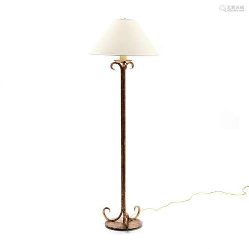 Designer Gilt Iron Floor Lamp