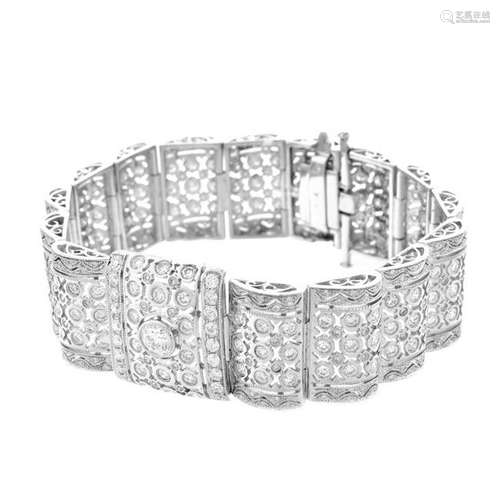 Diamond and 18K Bracelet