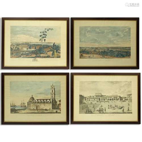 4 Elias Dunford Lithographs