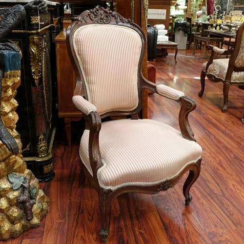 Louis XV Style Fauteuil Armchair