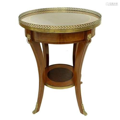 Louis XVI Style Gueridon Table