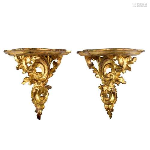 Giltwood Wall Brackets