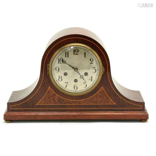 Philipp Haas and Soehne German Inlaid Mantle Clock with