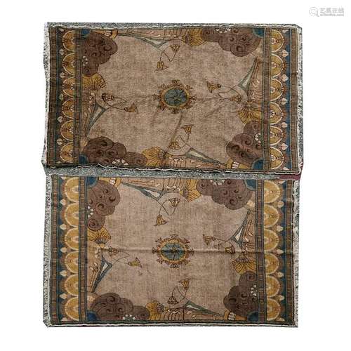 Pair of Art Nouveau Style Rugs.