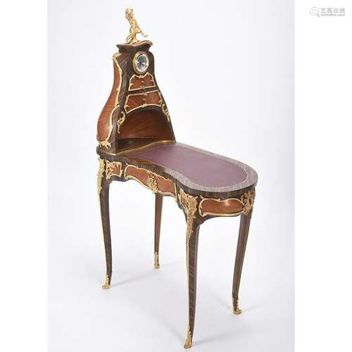 French Louis XV Style Dore Bronze Mounted Cartonnier