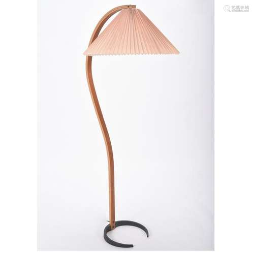 Danish Mid-Century Modern Bentwood Caprani Floor Lamp.