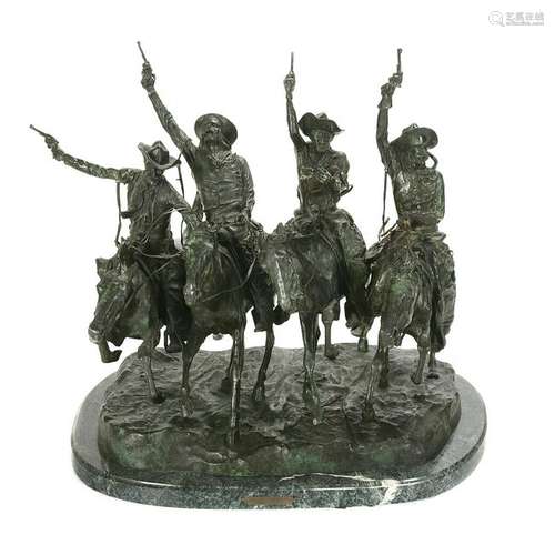 After Frederic Remington Bronze