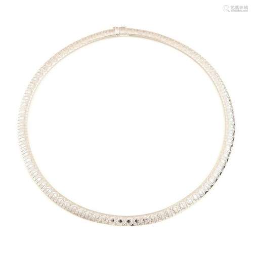 14k White Gold Necklace.