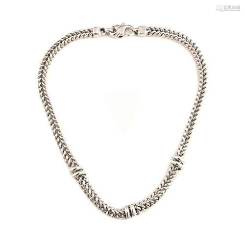 14k White Gold Necklace.