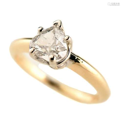 Diamond, 14k Gold Ring.