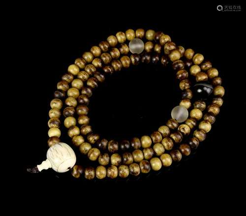 Chinese Bone Prayer Beads