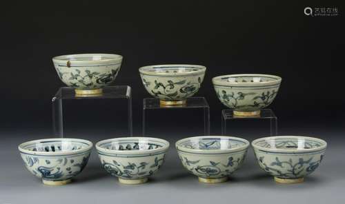 Chinese Blue and White Bowls