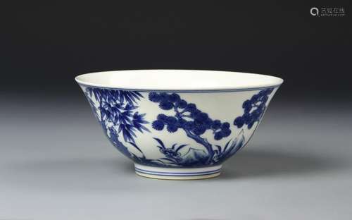 Chinese Blue And White Bowl