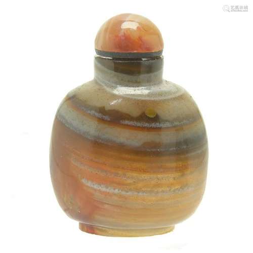 Chinese Agate Snuff Bottle