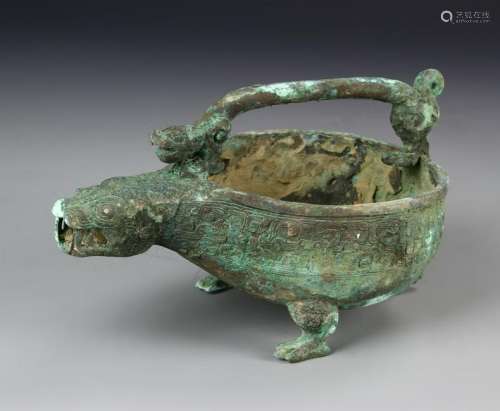 Chinese Antique Bronze Vessel